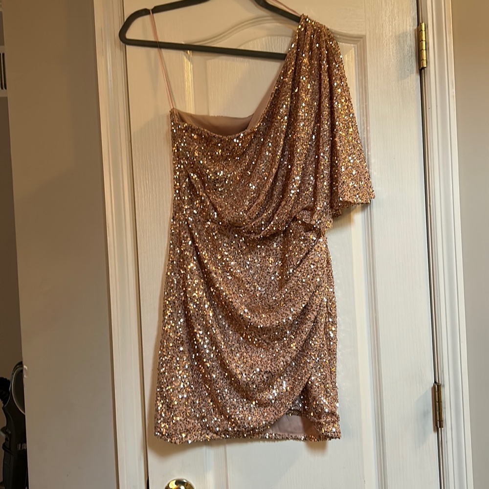 Rose Gold Sequin dress